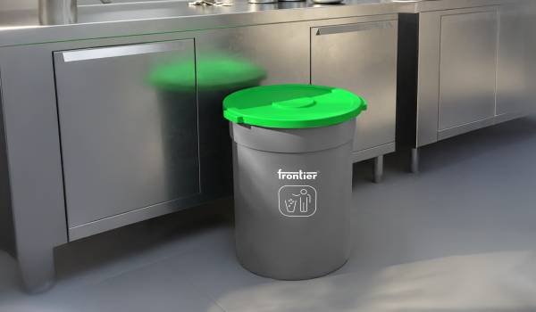 Round Bin  Flat Lid 120L